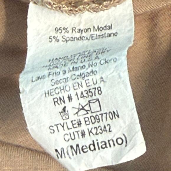 Naked Wardrobe Nude Slip Modal Midi Dress Backless Adjustable Straps | M - Picture 6 of 9